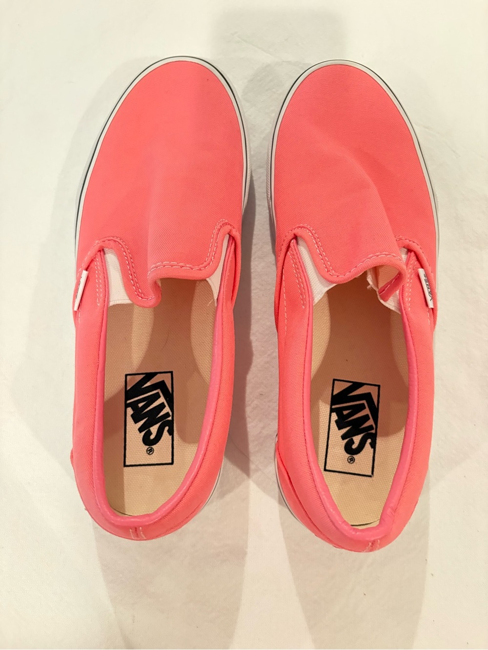 Vans Slip-On Sneakers in Coral